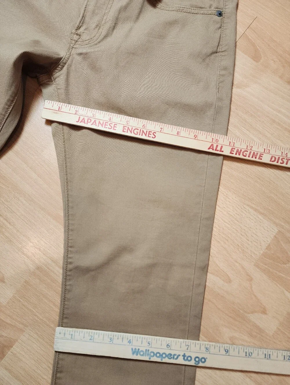 NWT J. Crew 484 Slim-fit Tan Khaki Pants Lightweight Stretch Twill Size 31 31×30